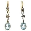 Aquamarine Diamond Drop Earrings -Antique Jewellery Company 15a1268749612 461