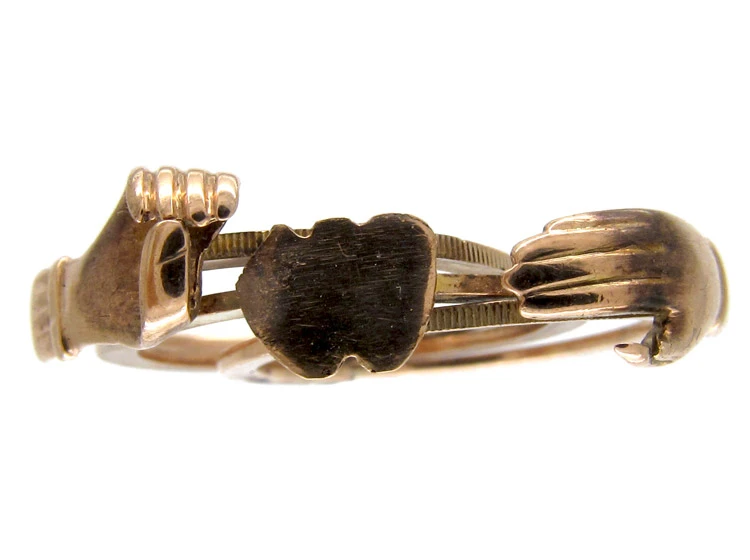 Victorian Gold Fede Ring 4 Victorian Gold Fede Ring - Image 2