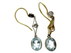 Aquamarine Diamond Drop Earrings -Antique Jewellery Company 15c1268749612 106
