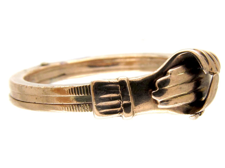 Victorian Gold Fede Ring 8 Victorian Gold Fede Ring - Image 6