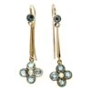 Aquamarine & Pearl 9ct Gold Drop Earrings -Antique Jewellery Company 16a1282569738 697