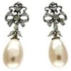 Silver & Paste Edwardian Drop Earrings 1 Silver & Paste Edwardian Drop Earrings -Antique Jewellery Company 16a1287490552 7