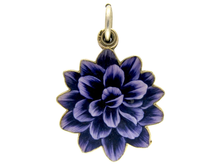 Silver &; Enamel Swivel Locket 4 Silver &; Enamel Swivel Locket - Image 2