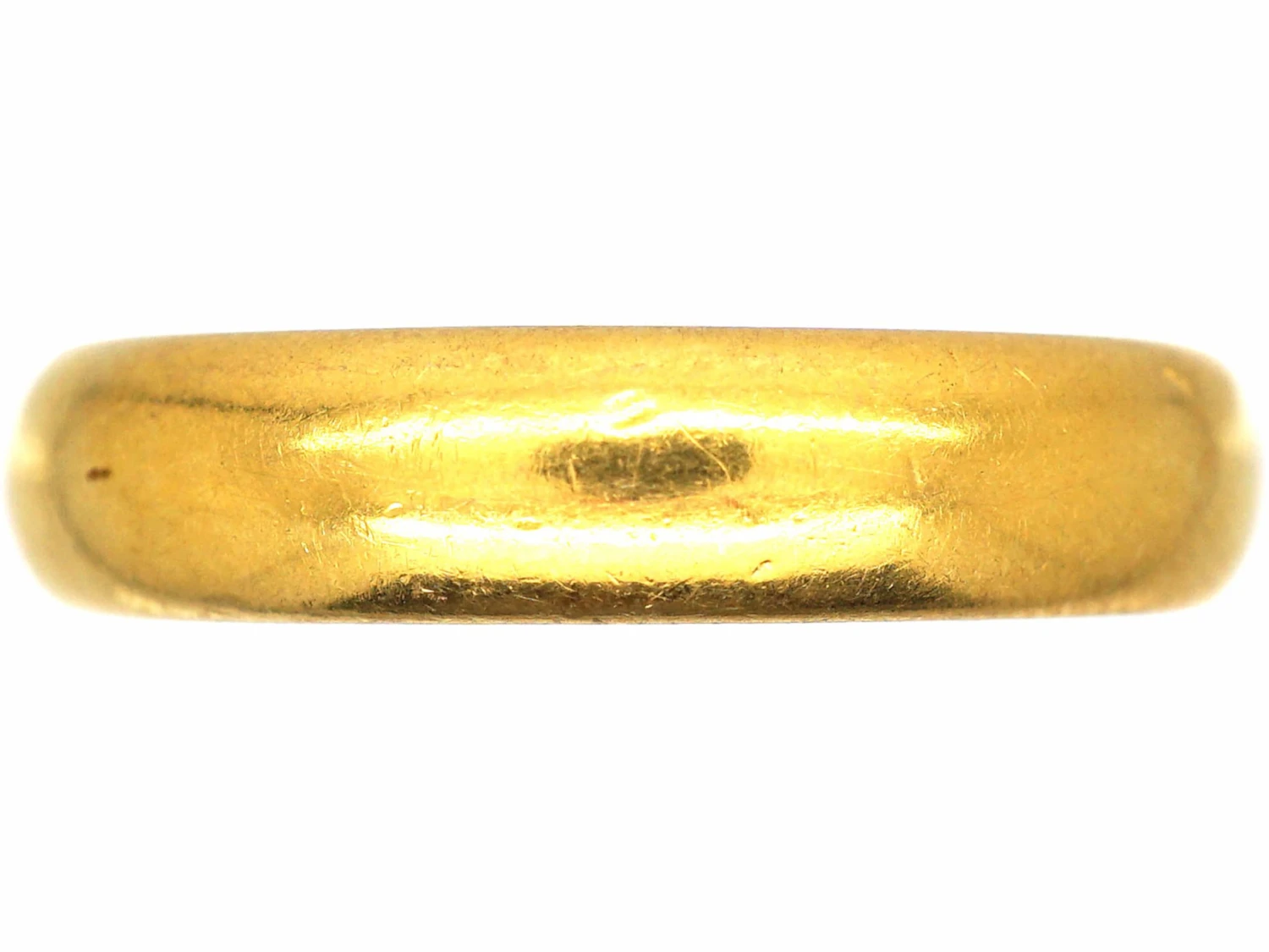 22ct Gold Wide Wedding Ring Assayed In 1929 By Charles Green & Sons 3 22ct Gold Wide Wedding Ring Assayed In 1929 By Charles Green & Sons