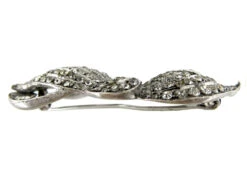 Art Deco Silver & Paste Bow Brooch 7 Art Deco Silver & Paste Bow Brooch -Antique Jewellery Company 17c1307644685 786