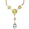 Art Deco 18ct Gold Aquamarine, Peridot, Diamond & Topaz Necklace 2 Art Deco 18ct Gold Aquamarine, Peridot, Diamond & Topaz Necklace -Antique Jewellery Company 1830893d dsc00422 scaled 1
