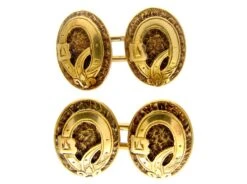 Victorian Garter 18ct Gold Cufflinks -Antique Jewellery Company 18a1287491480 734