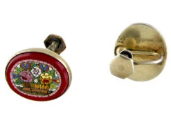 Micro Mosaic Silver Earrings -Antique Jewellery Company 18c1309466025 61