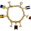 Gold Yachting Charm Bracelet -Antique Jewellery Company 19a1279630276 692