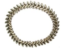 Silver Laurel Leaf Necklace