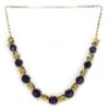 18ct Gold & Amethyst Necklace