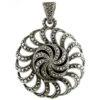 Silver Marcasite Watch Pendant 1 Silver Marcasite Watch Pendant -Antique Jewellery Company 1a1307644762 703