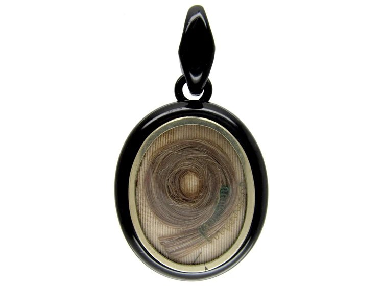 Victorian Jet Locket 3 Victorian Jet Locket