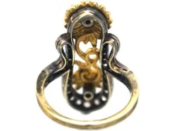 Art Nouveau 18ct Gold Diamond & Enamel Flowers Ring 11 Art Nouveau 18ct Gold Diamond & Enamel Flowers Ring -Antique Jewellery Company 1a7641bc dsc00777 scaled 1