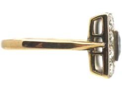 Art Deco 18ct Gold & Platinum Square Sapphire & Diamond Ring 14 Art Deco 18ct Gold & Platinum Square Sapphire & Diamond Ring -Antique Jewellery Company 1adce54f dsc00398 scaled 1