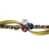 18ct Gold Diamond, Ruby, Sapphire Bangle 2 18ct Gold Diamond, Ruby, Sapphire Bangle -Antique Jewellery Company 1b1246443584 678
