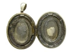 Silver Victorian Double Sided Engraved Locket 6 Silver Victorian Double Sided Engraved Locket -Antique Jewellery Company 1b1263592629 422