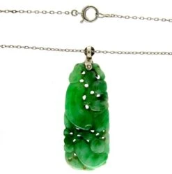 Jade Drop Pendant 6 Jade Drop Pendant -Antique Jewellery Company 1b1290014629 637