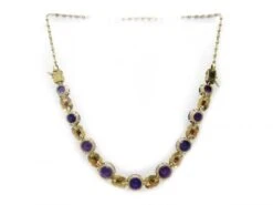 18ct Gold & Amethyst Necklace 7 18ct Gold & Amethyst Necklace -Antique Jewellery Company 1c1247502087 406