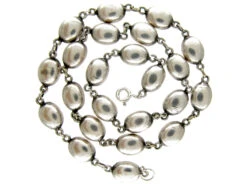 Garnet Paste Silver Early Victorian Necklace -Antique Jewellery Company 1c1330891971 829