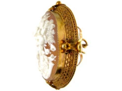 Victorian 18ct Gold Cameo Brooch -Antique Jewellery Company 1c1355860751 935