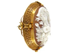 Victorian 18ct Gold Cameo Brooch -Antique Jewellery Company 1d1355860751 809