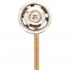 Art Deco 15ct Gold, Platinum & Diamond Round Tie Pin