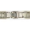 18ct White Gold Ring Set With Baguette Diamonds 2 18ct White Gold Ring Set With Baguette Diamonds -Antique Jewellery Company 2001fe61 baguette diamond half eternity ring1 scaled 1