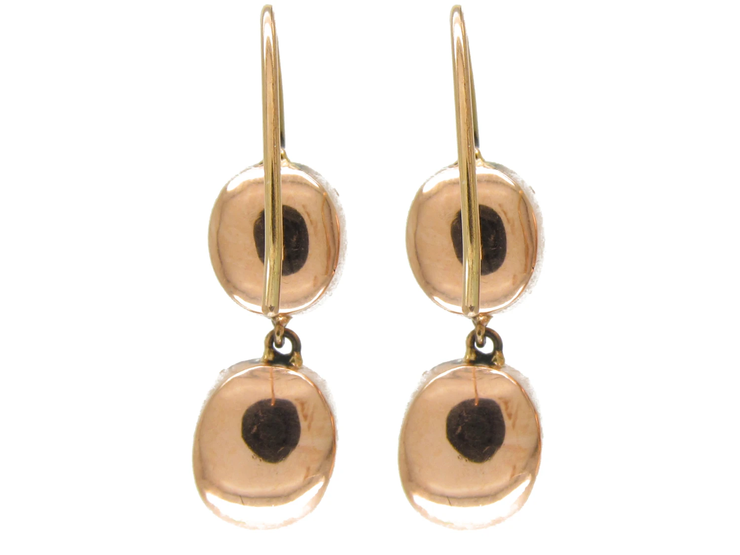 Georgian Double Drop Garnet Earrings 5 Georgian Double Drop Garnet Earrings - Image 3