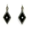 Onyx & Diamond Drop Earrings 1 Onyx & Diamond Drop Earrings -Antique Jewellery Company 20a1248177658 449