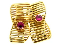 Kutchinksy Ruby 18ct Gold Cufflinks -Antique Jewellery Company 20b1274892655 247