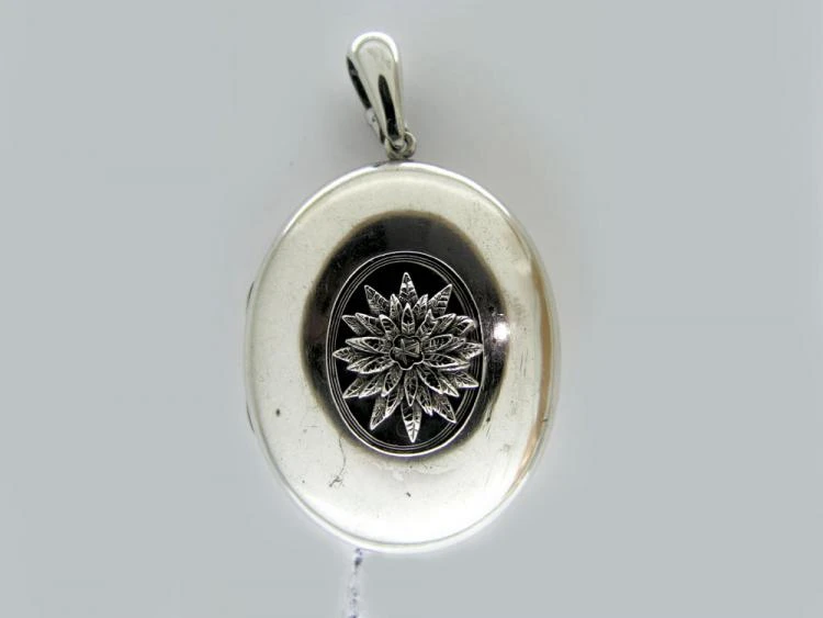 Victorian Silver Locket 3 Victorian Silver Locket