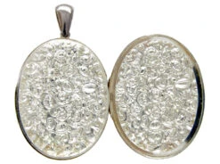 Large Silver Victorian Shell Design Locket 6 Large Silver Victorian Shell Design Locket -Antique Jewellery Company 21b1312466724 859