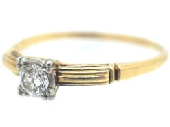 Art Deco 14ct Gold & Platinum Diamond Solitaire Ring 15 Art Deco 14ct Gold & Platinum Diamond Solitaire Ring -Antique Jewellery Company 21e2a223 dsc05967 scaled 1