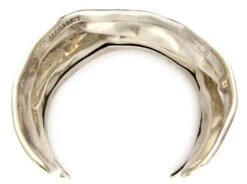 Wide Silver Ripple Bangle 11 Wide Silver Ripple Bangle -Antique Jewellery Company 22e1357559092 156