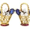 Retro 18ct Gold Giardinetti Earrings Set With Carved Sapphires, Diamonds & Rubies 1 Retro 18ct Gold Giardinetti Earrings Set With Carved Sapphires, Diamonds & Rubies -Antique Jewellery Company 232861d4 dsc01533 scaled 1