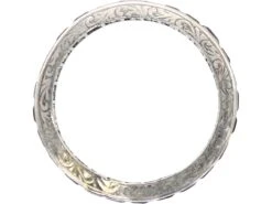 Art Deco Platinum & Square Cut Sapphire Eternity Ring 8 Art Deco Platinum & Square Cut Sapphire Eternity Ring -Antique Jewellery Company 23871fb3 dsc08446 scaled 1