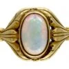 Art Nouveau Opal 14ct Gold Ring -Antique Jewellery Company 23a1287490349 484