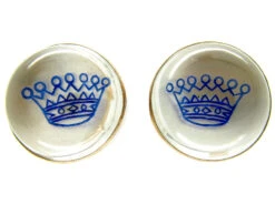 Rock Crystal Crown Earrings