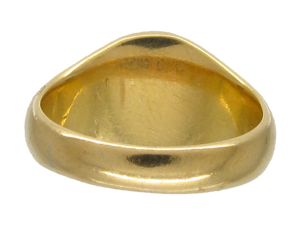 18ct Gold Pegasus Signet Ring 5 18ct Gold Pegasus Signet Ring - Image 3