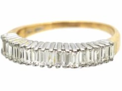 18ct Gold, Baguette Diamond Half Eternity Ring 13 18ct Gold, Baguette Diamond Half Eternity Ring -Antique Jewellery Company 248554fc dsc03866 scaled 1
