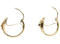 Georgian Gold Hoop Earrings 6 Georgian Gold Hoop Earrings -Antique Jewellery Company 24a1325185163 159