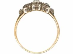 Georgian 15ct Gold OldMine Cut Triple Diamond Cluster Ring -Antique Jewellery Company 24f7d9ed dsc09561 scaled 1
