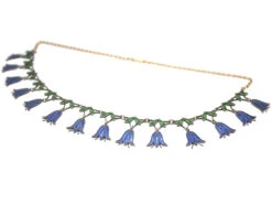 Edwardian 9ct Gold & Silver Plique-à-jour Hair Bell Necklace 6 Edwardian 9ct Gold & Silver Plique-à-jour Hair Bell Necklace -Antique Jewellery Company 258d3501 dsc09375 scaled 1