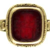 Early Victorian Engraved Carnelian Signet Ring 1 Early Victorian Engraved Carnelian Signet Ring -Antique Jewellery Company 25a1316516569 454