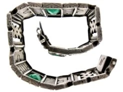 Art Deco Lazarus Paste Silver Bracelet -Antique Jewellery Company 25b1274892890 483