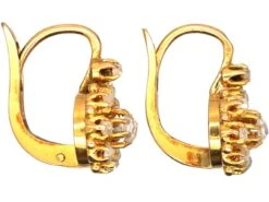French Early 20th Century 18ct Gold, Rose Cut Diamond Cluster Earrings 5 French Early 20th Century 18ct Gold, Rose Cut Diamond Cluster Earrings -Antique Jewellery Company 2655a473 dsc03481 scaled 1