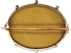 Grand Tour Brooch Of Two Children Carved In Lava Stone -Antique Jewellery Company 2664eca3 dsc04555 scaled 1