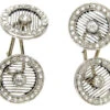 Diamond & Platinum Art Deco Cufflinks -Antique Jewellery Company 26a 1