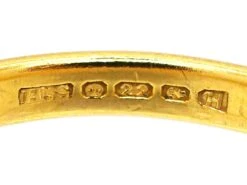 22ct Gold Wedding Ring By Charles Green & Sons Made In 1933 -Antique Jewellery Company 27351343 dsc04438 scaled 1